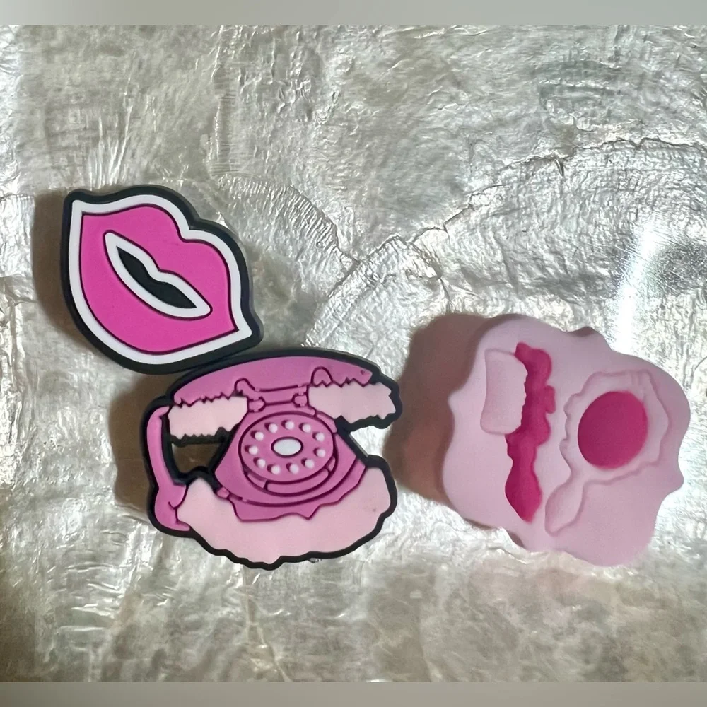 Barbiecore Croc shoe or bracelet charms NWOT